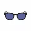 Lacoste L6015SN-1 Gafas de sol unisex Montura negra Lentes grises 49mm