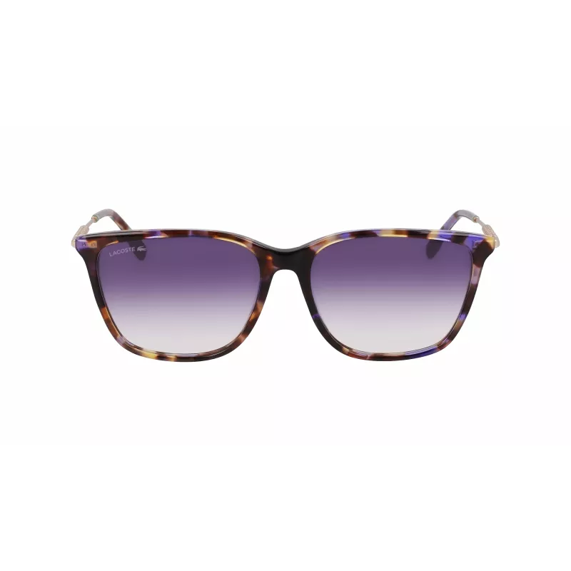 Lacoste L6016S-219 Gafas de sol mujer Havana marrón cuadradas acetato