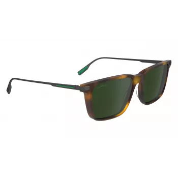 Lacoste L6017S-214 Gafas de sol para hombre Havana Marrón Degradado 55mm