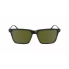 Lacoste L6017S5517240 gafas de sol rectangulares Havana para hombre - lentes marrones 55/17/145 mm