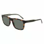 Lacoste L6025S-214 Gafas de sol rectangulares hombre - Havana/gris - 56/17/145 mm