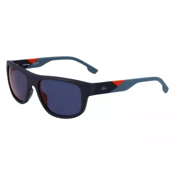 Lacoste L6042S-424 Gafas de sol rectangulares de hombre Azul 55/17/145 mm