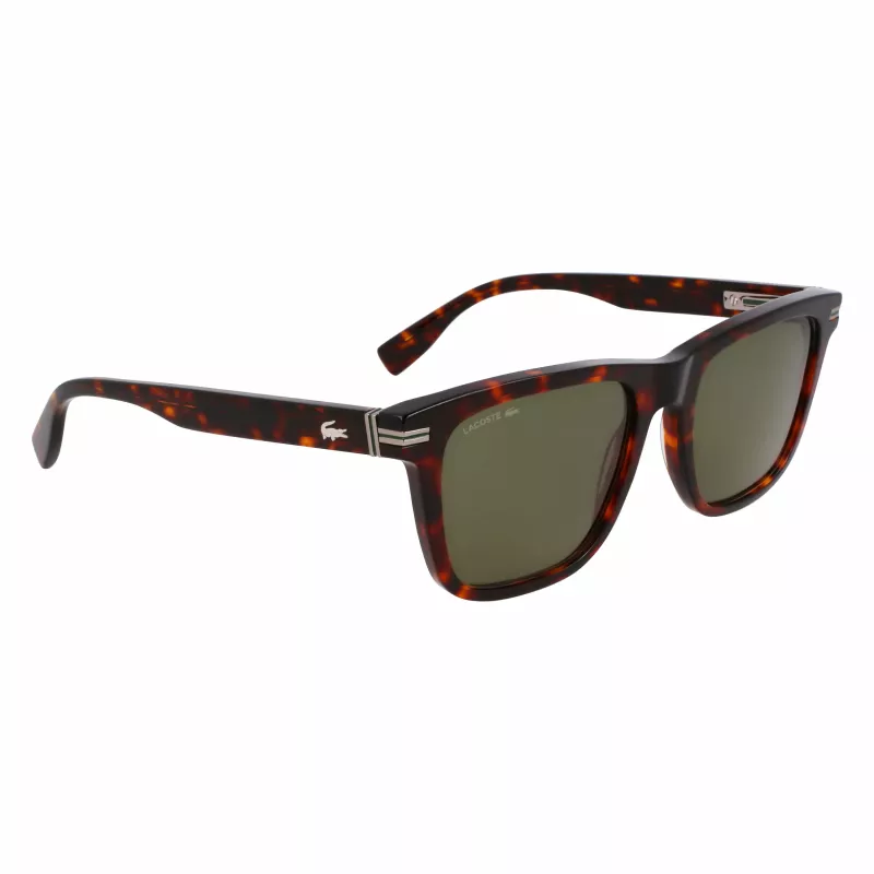 Gafas de sol de hombre Lacoste L6045S-230 rectangulares Havana marrón 54 mm