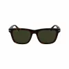 Gafas de sol de hombre Lacoste L6045S-230 rectangulares Havana marrón 54 mm