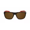 LACOSTE L664S-5517214 Gafas de sol unisex - Montura negra, lentes grises, 55/17/140 mm