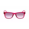 Gafas de sol unisex Lacoste L734S rectangulares - montura negra lentes grises 52/18/140 mm