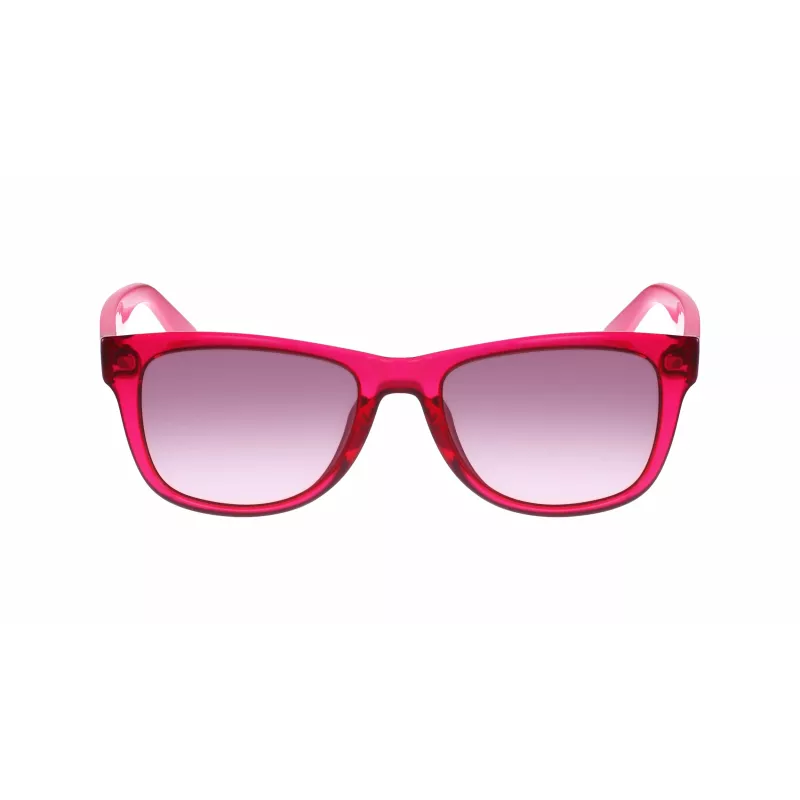 Gafas de sol unisex Lacoste L734S rectangulares - montura negra lentes grises 52/18/140 mm