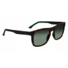 Lacoste L956S-230 gafas de sol de hombre Havana marrón rectangular acetato 55 mm