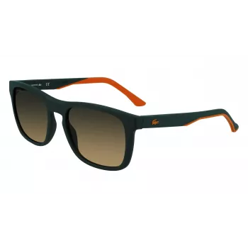 Lacoste L956S-301 gafas de sol hombre rectangulares montura de acetato verde UV400