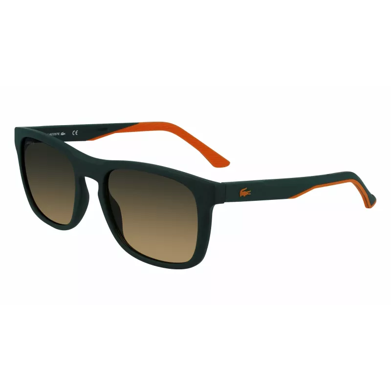 Lacoste L956S-301 gafas de sol hombre rectangulares montura de acetato verde UV400