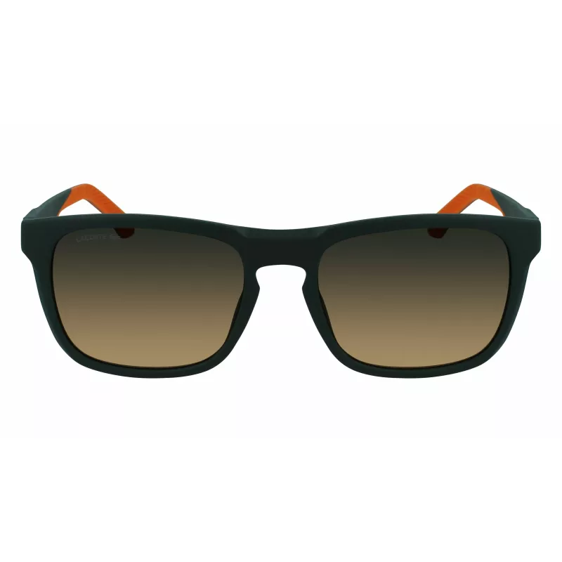 Lacoste L956S-301 gafas de sol hombre rectangulares montura de acetato verde UV400