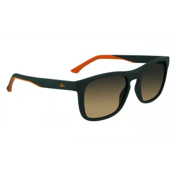 Lacoste L956S-301 gafas de sol hombre rectangulares montura de acetato verde UV400