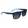Lacoste Gafas de sol de hombre L956S 401, montura azul, lentes grises, 55 mm