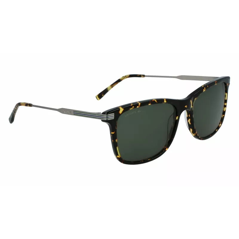 Lacoste L960S-430 gafas de sol de hombre, montura azul, cristales grises, 56 mm