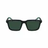 Gafas de sol de hombre Lacoste L999S-301, montura verde mate, lentes verde oscuro, 55/18/145 mm