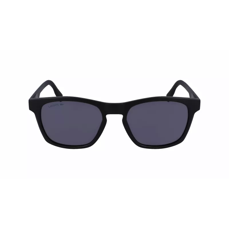 Lacoste Gafas de sol rectangulares de hombre L988S-2 - Montura negra lentes grises 54mm