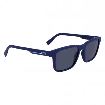 Lacoste Hombre L997S-401 Gafas de sol rectangulares azul 54mm