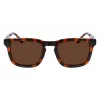 Lacoste Gafas de sol rectangulares de hombre L951SRG-214 habana acetato lentes de policarbonato verdes 52/22/145 mm