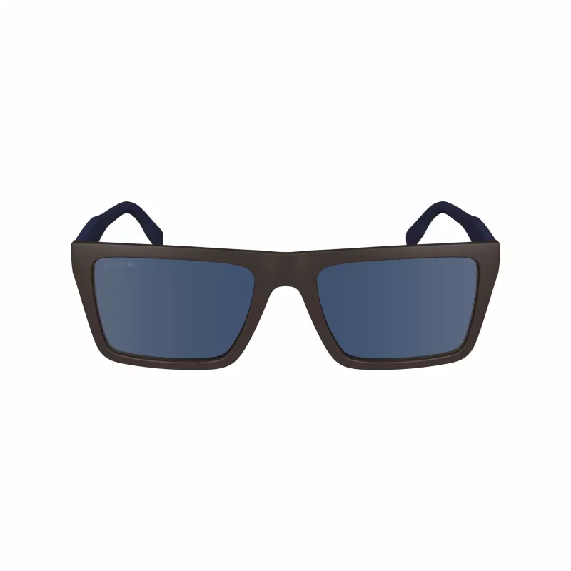 Lacoste Gafas de sol de hombre L6009S-210 Havana Marrón Rectangular 56/19/145 mm
