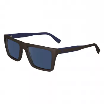 Lacoste Gafas de sol de hombre L6009S-210 Havana Marrón Rectangular 56/19/145 mm