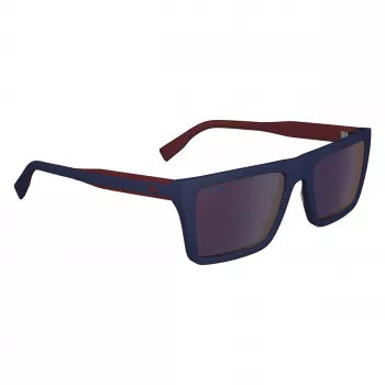 Gafas de sol de hombre Lacoste L6009S-424 montura azul lentes grises degradadas 56/19/145 mm