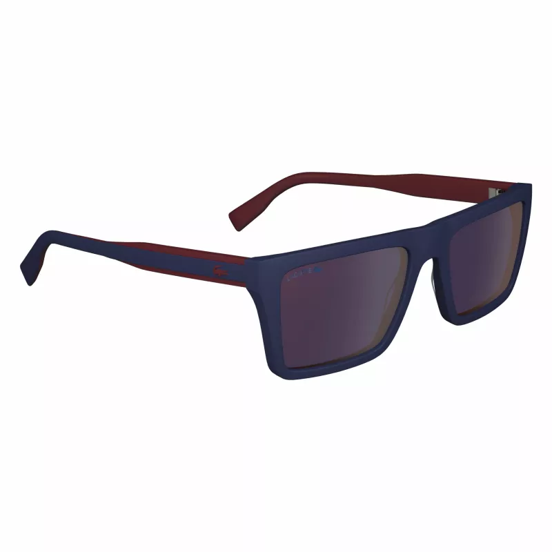 Gafas de sol de hombre Lacoste L6009S-424 montura azul lentes grises degradadas 56/19/145 mm