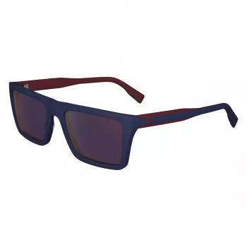 Gafas de sol de hombre Lacoste L6009S-424 montura azul lentes grises degradadas 56/19/145 mm