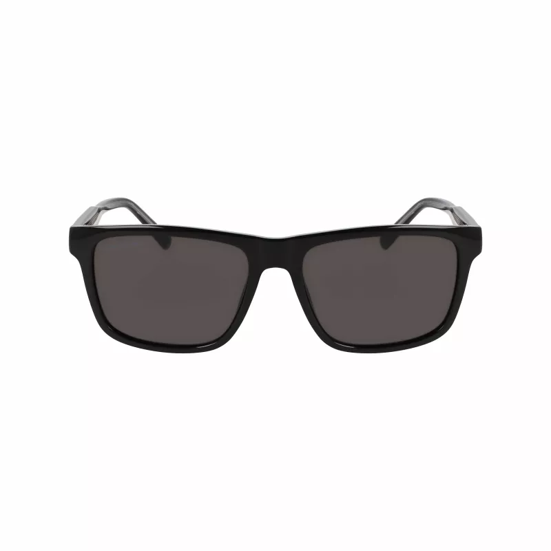 Lacoste Gafas de sol para hombre L6025S-1 - Montura de acetato rectangular - Protección UV400 - 56/17/145 mm