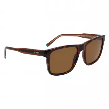 Lacoste Gafas de sol de hombre L6025S-219 Havana verde 56mm