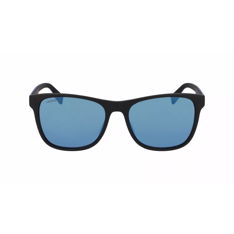 Lacoste gafas de sol hombre L6031S-002 cuadradas montura negra lentes grises 56/18/145 mm