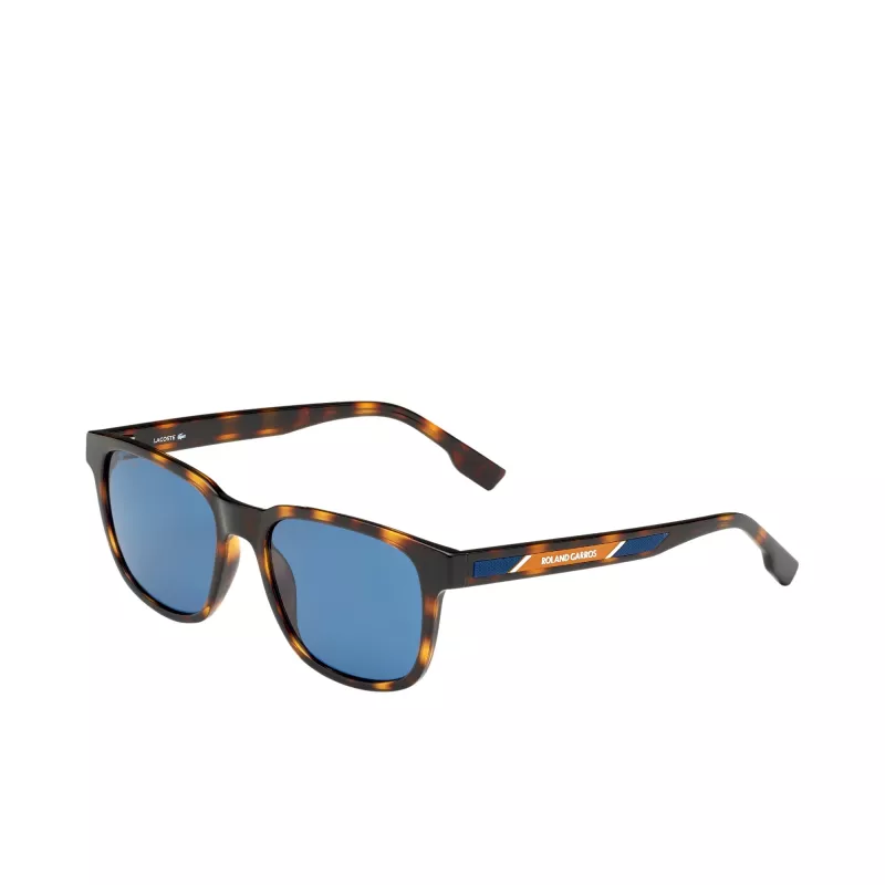 Lacoste gafas de sol de hombre L980SRG-242 Havana marrón rectangular acetato 54/18/145 mm UV400