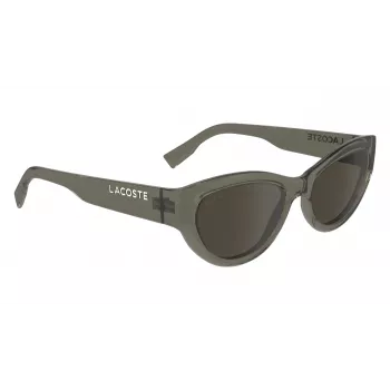 Lacoste gafas de sol mujer L6013S5418210 montura cuadrada de acetato Havana lente degradada marrón 54mm