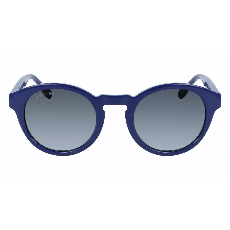 Lacoste Gafas de sol de mujer L952SRG-424 Montura azul mate Lentes grises 50/23/145 mm