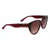 Gafas de sol para mujer Lacoste L985S-240 Havana Brown degradado 59 mm