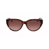 Gafas de sol para mujer Lacoste L985S-240 Havana Brown degradado 59 mm