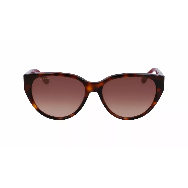 Gafas de sol para mujer Lacoste L985S-240 Havana Brown degradado 59 mm