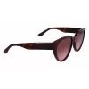 Lacoste Gafas de sol para mujer L985S-603 Burdeos Montura gris Lente degradada gris 59mm