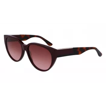 Lacoste Gafas de sol para mujer L985S-603 Burdeos Montura gris Lente degradada gris 59mm