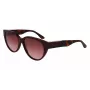 Lacoste Gafas de sol para mujer L985S-603 Burdeos Montura gris Lente degradada gris 59mm