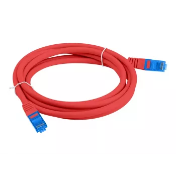 LANBERG cable de red Cat.6A FTP LSZH CCA 3m rojo