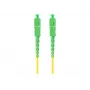 Latiguillo de fibra óptica LANBERG SM SC/APC-SC/APC Simplex G.657.A1 1m amarillo