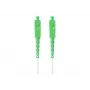 LANBERG FO-SASA-SS31-0150-WH Cable de parcheo de fibra óptica monomodo SC/APC a SC/APC simplex 15 m, LSZH, G.657.B3, 3,0 mm, blanco
