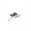 Lanberg PCE-US3-002 Tarjeta PCI Express USB 3.2 Gen 1 interna con 2 puertos externos y 1 cabecera interna