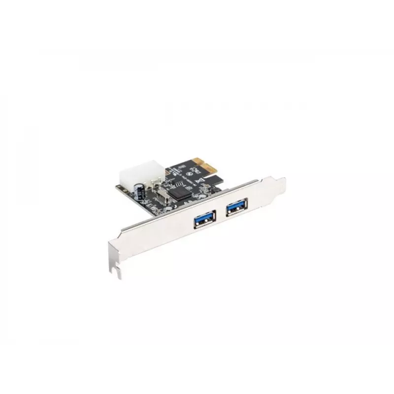 Lanberg PCE-US3-002 Tarjeta PCI Express USB 3.2 Gen 1 interna con 2 puertos externos y 1 cabecera interna