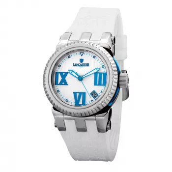 LANCASTER OLA0643SSBL Reloj de mujer de cuarzo analógico 38mm Acero inoxidable Esfera azul