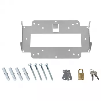 LANCOM Soporte de pared + cerradura (LN, Pack 10) con candados
