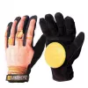 Landyachtz Slide Gloves M - Guantes de downhill longboard con pucks de UHMW-PE, negro