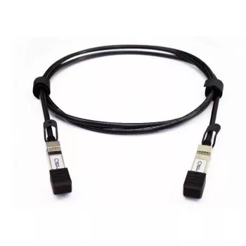 LANVIEW MO-SP10TW1 Cable de cobre de conexión directa SFP+ a SFP+, 10GbE, 1m Twinax pasivo, negro (compatible con Allied Telesis SP10TW1)