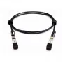 LANVIEW MO-SP10TW1 Cable de cobre de conexión directa SFP+ a SFP+, 10GbE, 1m Twinax pasivo, negro (compatible con Allied Telesis SP10TW1)