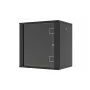 LANVIEW Quick Assembly Flat Pack 19 armario de pared 9U negro